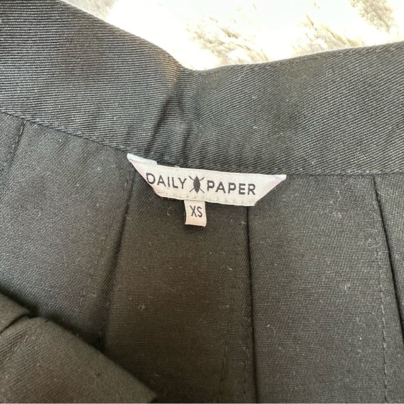 Daily Paper Black Etape Pleated Skirt Size XS - Picture 3 of 8
